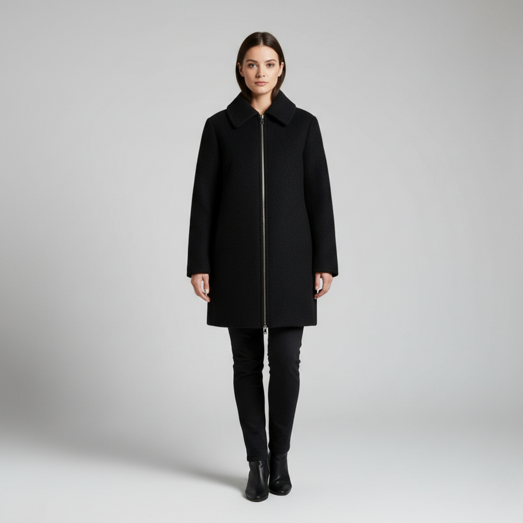 Valeria – Płaszcz zimowy z zapięciem z przodu