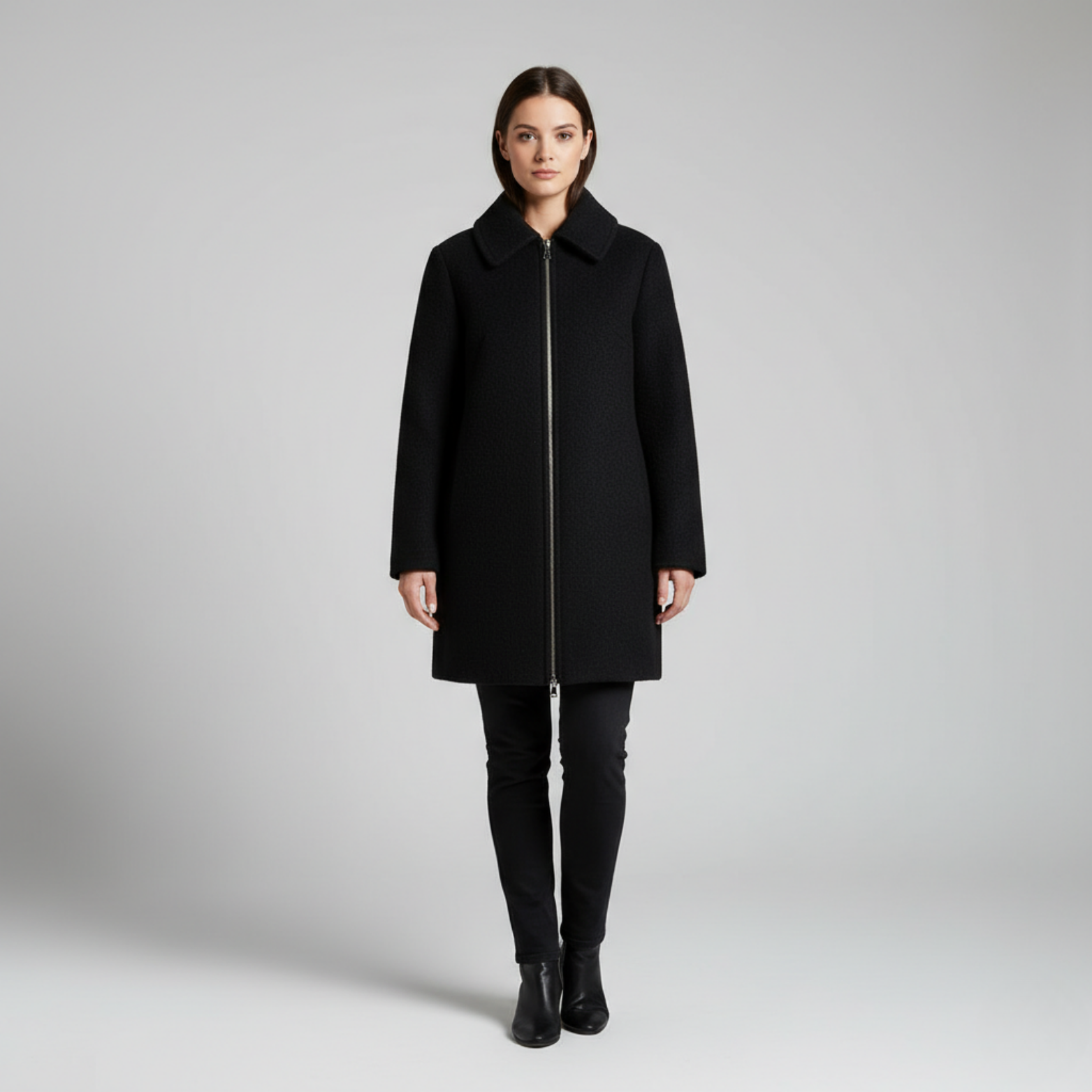 Valeria – Płaszcz zimowy z zapięciem z przodu