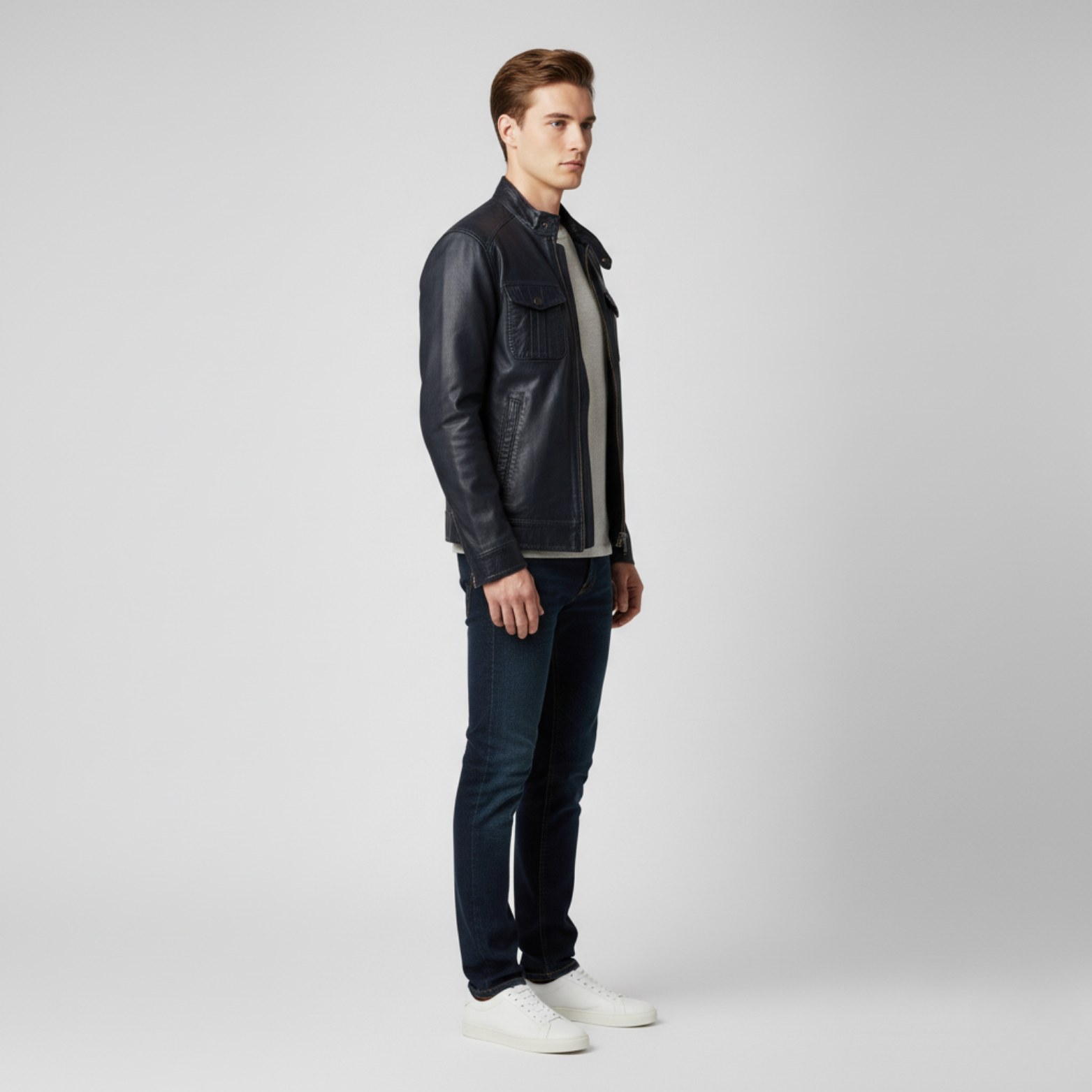 Carlos – Kurtka z zamkiem z przodu