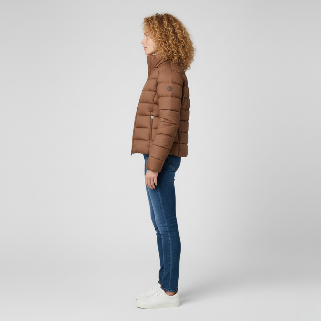 Camilla – Pikowana kurtka z zamkiem