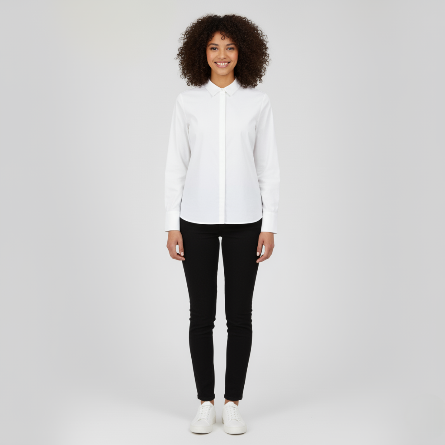 Clara – Bluzka z guzikami z przodu